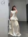 Mutedance 25 Spring/Summer Lace Top/Lace Skirt MD-MD25SS105-HOARY MD25SS69
